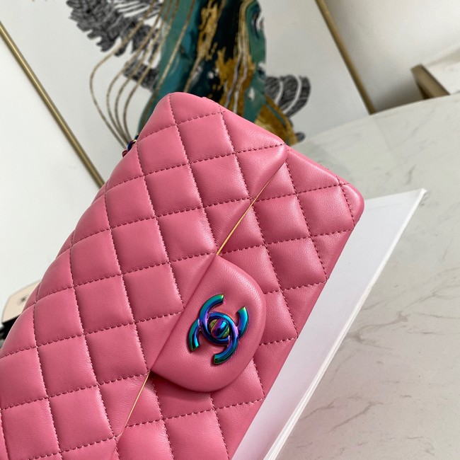 Chanel Flap Lambskin Shoulder Bag 1116 rose