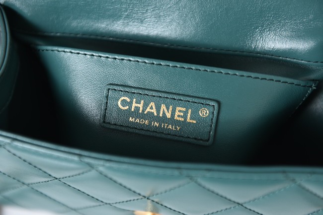 Chanel Flap Lambskin mini Shoulder Bag AS2615 green