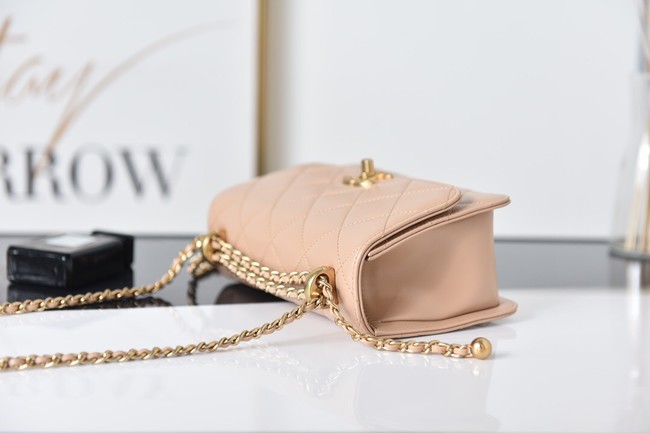 Chanel Flap Lambskin mini Shoulder Bag AS2615 pink