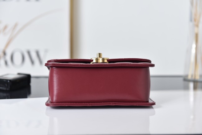 Chanel Flap Lambskin mini Shoulder Bag AS2615 red