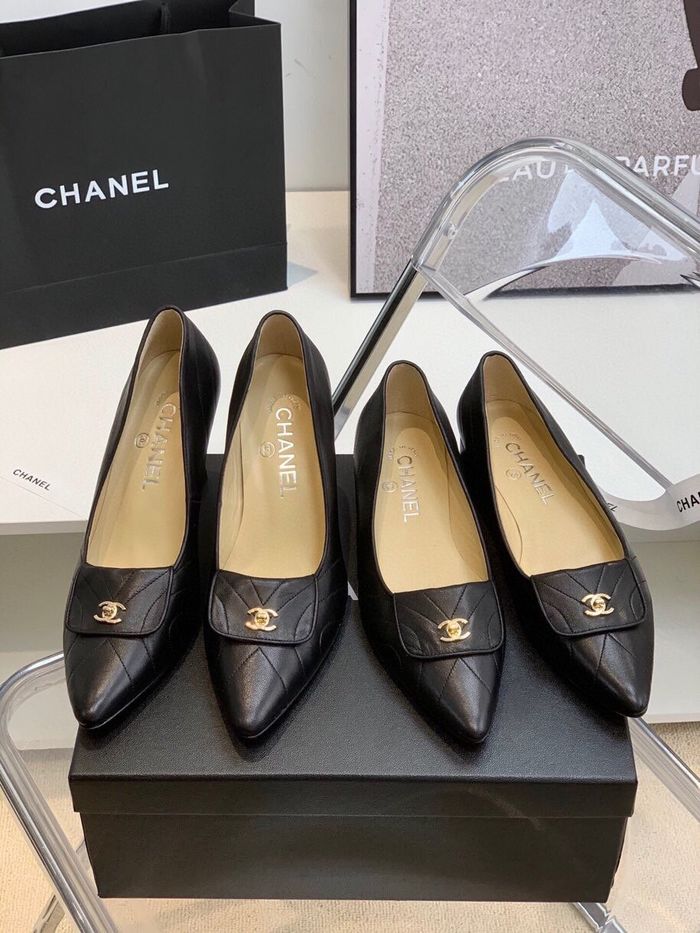 Chanel shoes CH00140 Heel Hight 1CM/8CM
