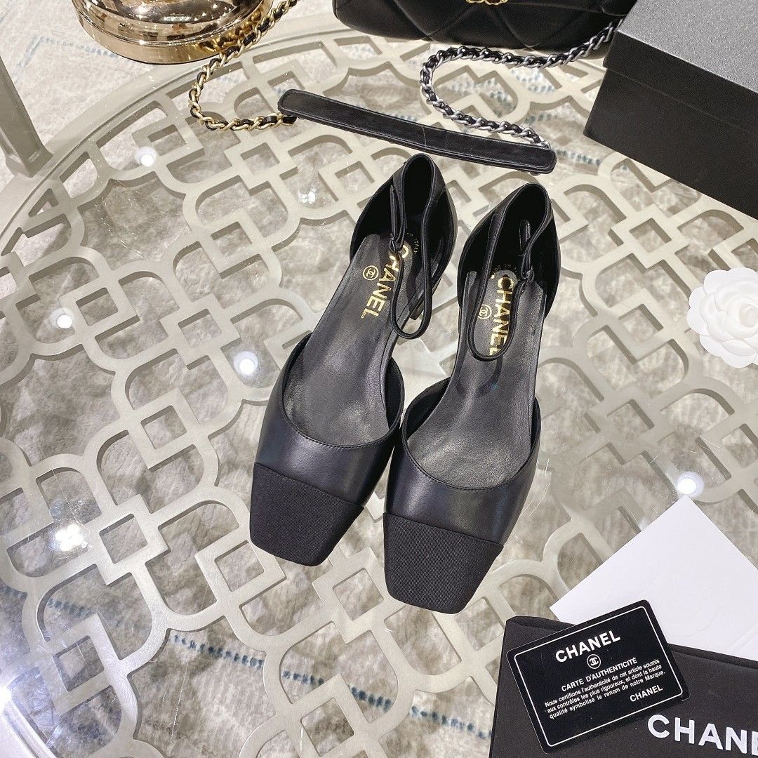 Chanel shoes CH00189 Heel Hight 2.5CM