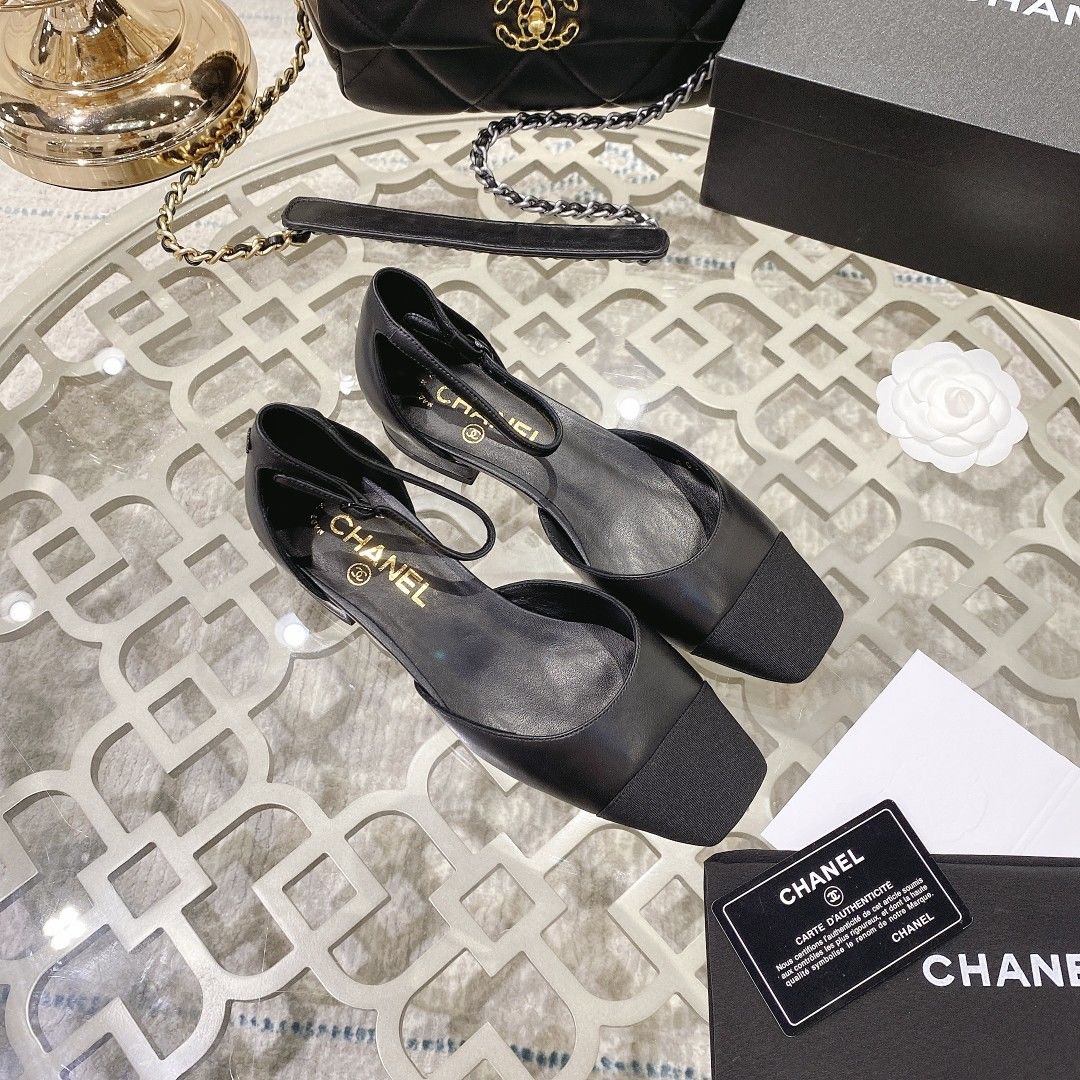 Chanel shoes CH00189 Heel Hight 2.5CM