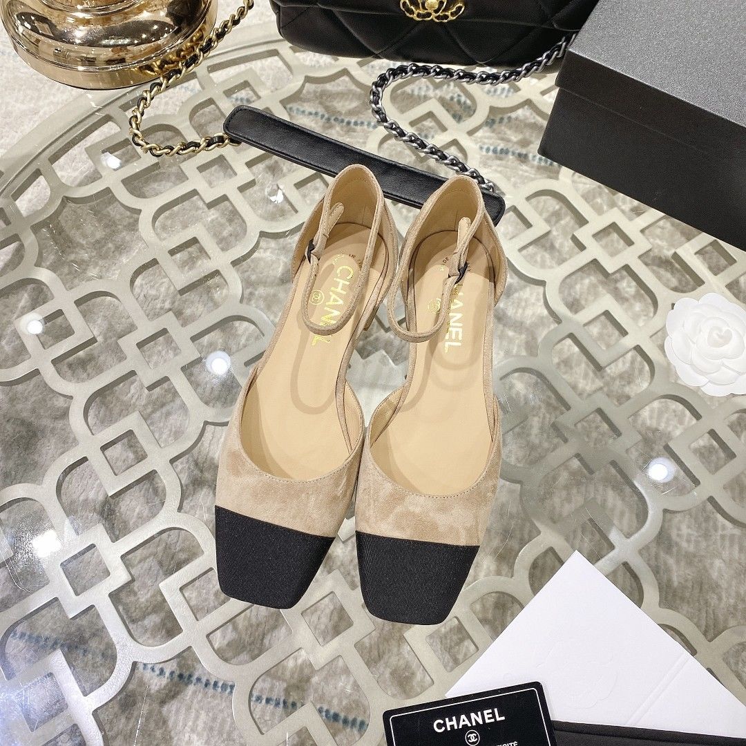 Chanel shoes CH00192 Heel Hight 2.5CM