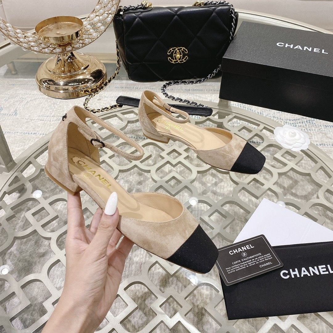 Chanel shoes CH00192 Heel Hight 2.5CM