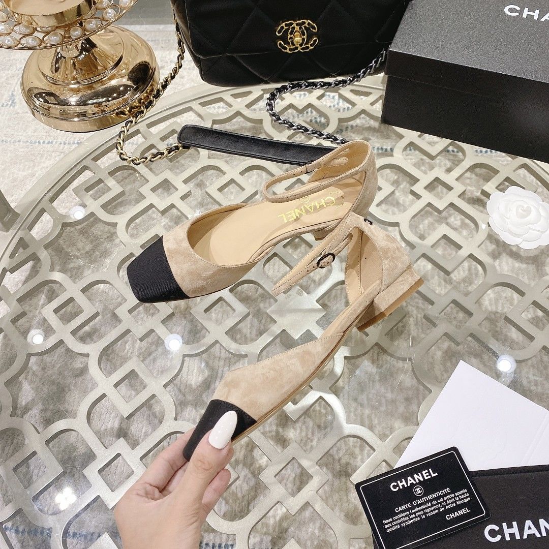 Chanel shoes CH00192 Heel Hight 2.5CM