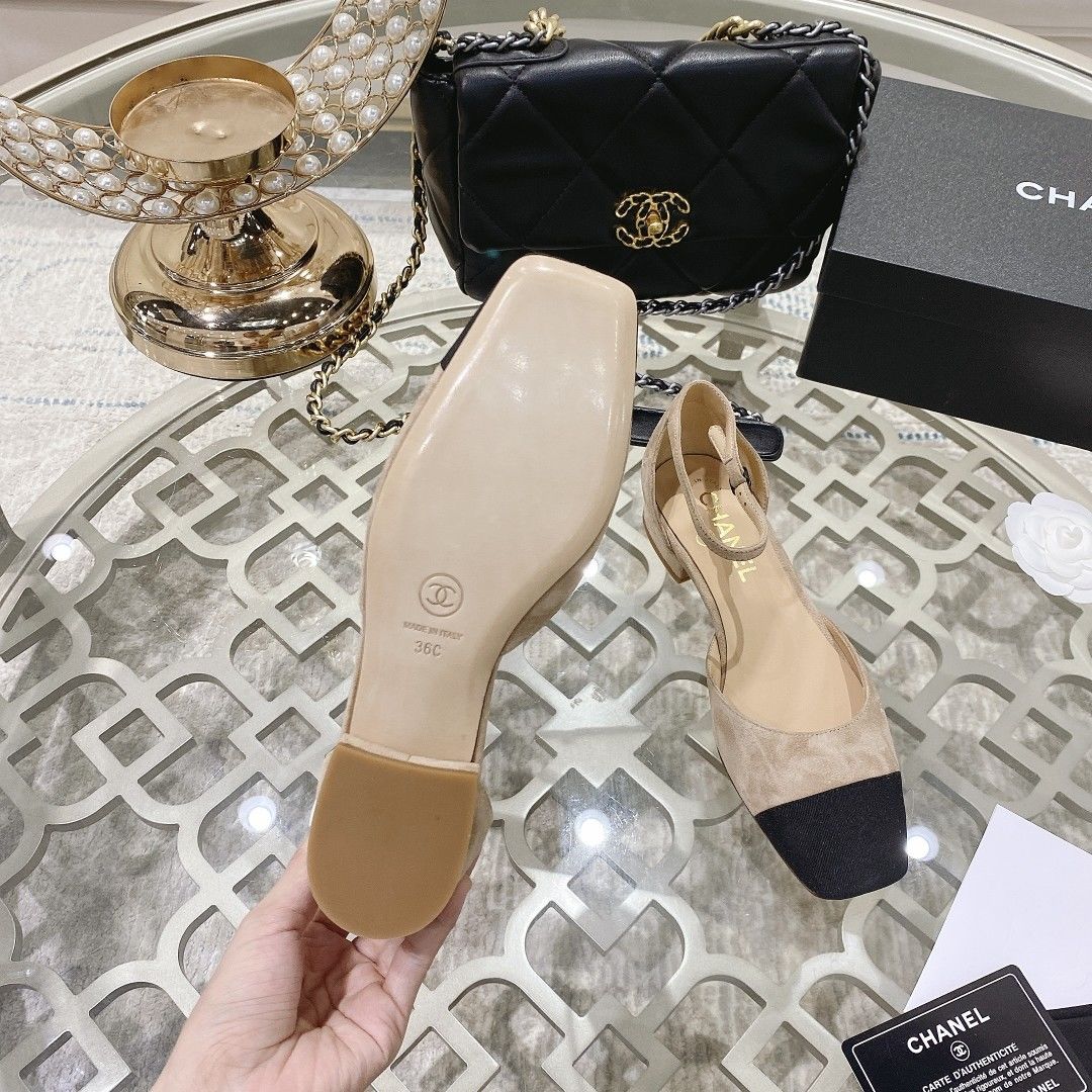 Chanel shoes CH00192 Heel Hight 2.5CM