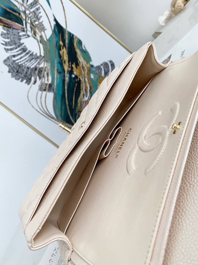 Chanel Flap Grained Calfskin Shoulder Bag AS1112 cream