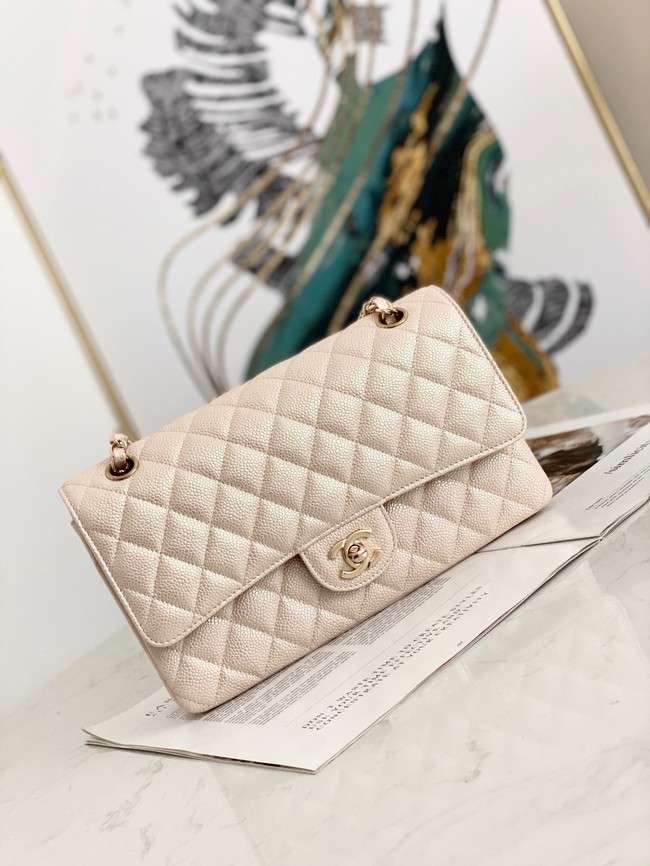 Chanel Flap Grained Calfskin Shoulder Bag AS1112 cream