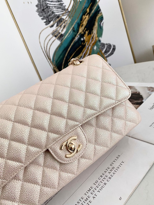 Chanel Flap Grained Calfskin Shoulder Bag AS1112 cream