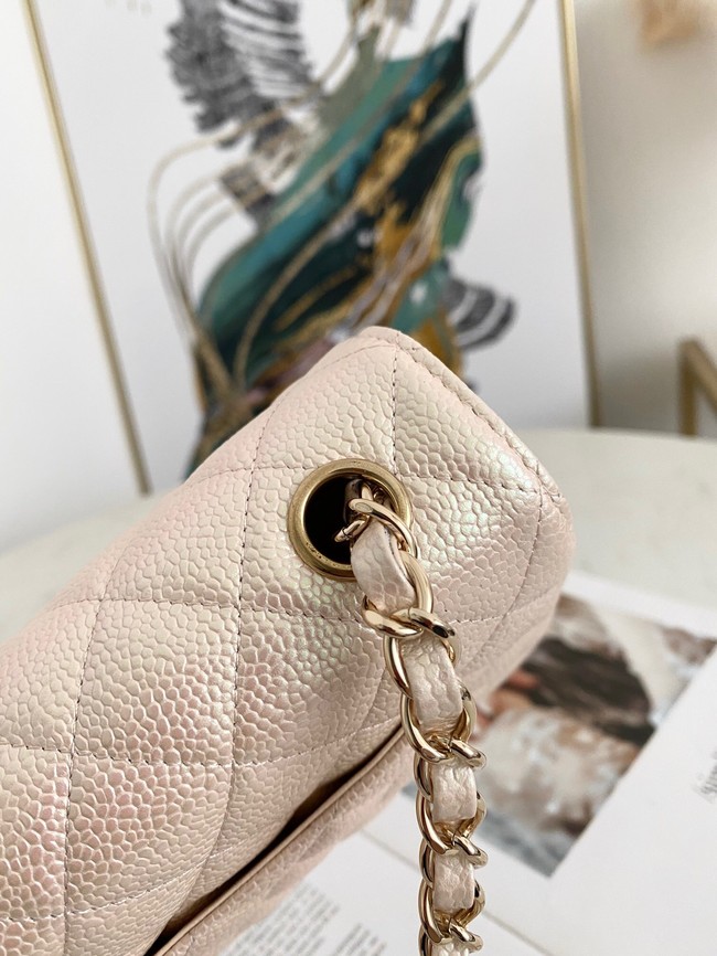 Chanel Flap Grained Calfskin Shoulder Bag AS1116 cream