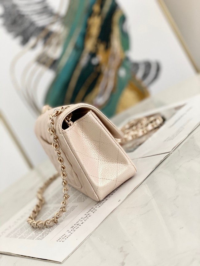 Chanel Flap Grained Calfskin Shoulder Bag AS1116 cream