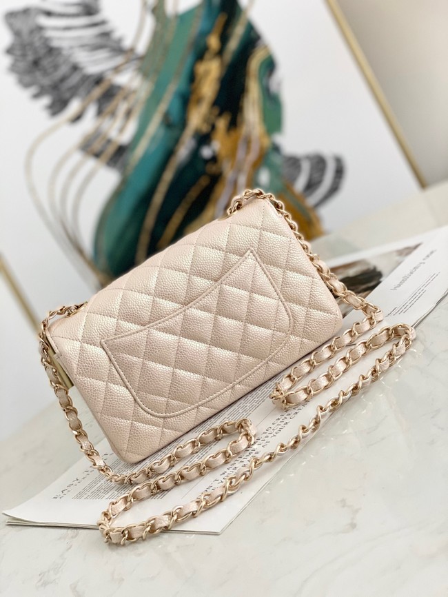 Chanel Flap Grained Calfskin Shoulder Bag AS1116 cream