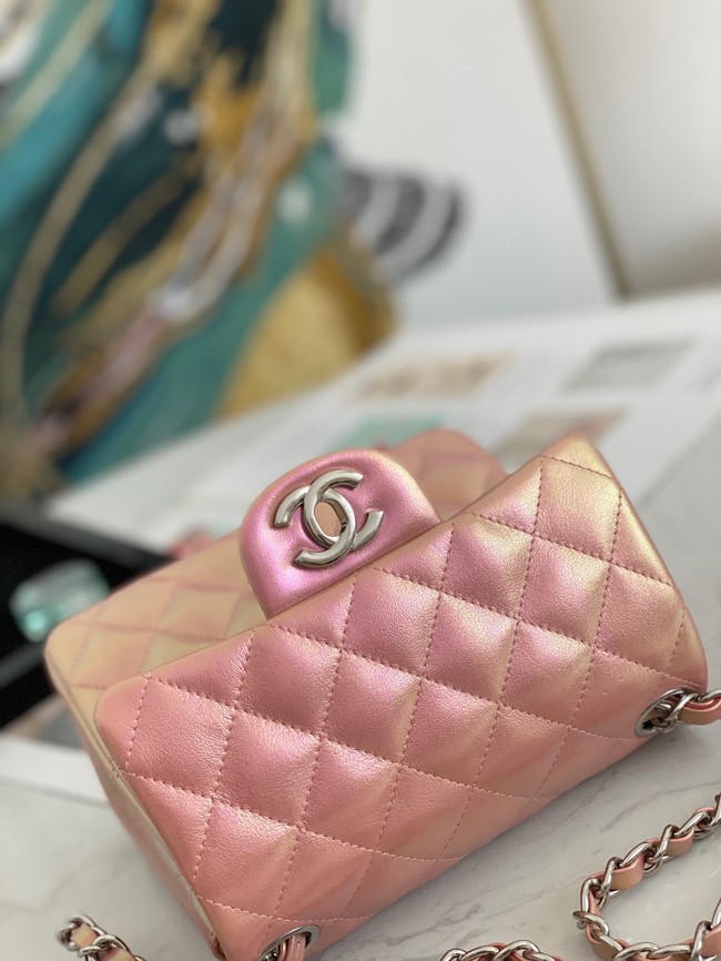 Chanel Flap Mirage Lambskin Shoulder Bag AS1115 pink