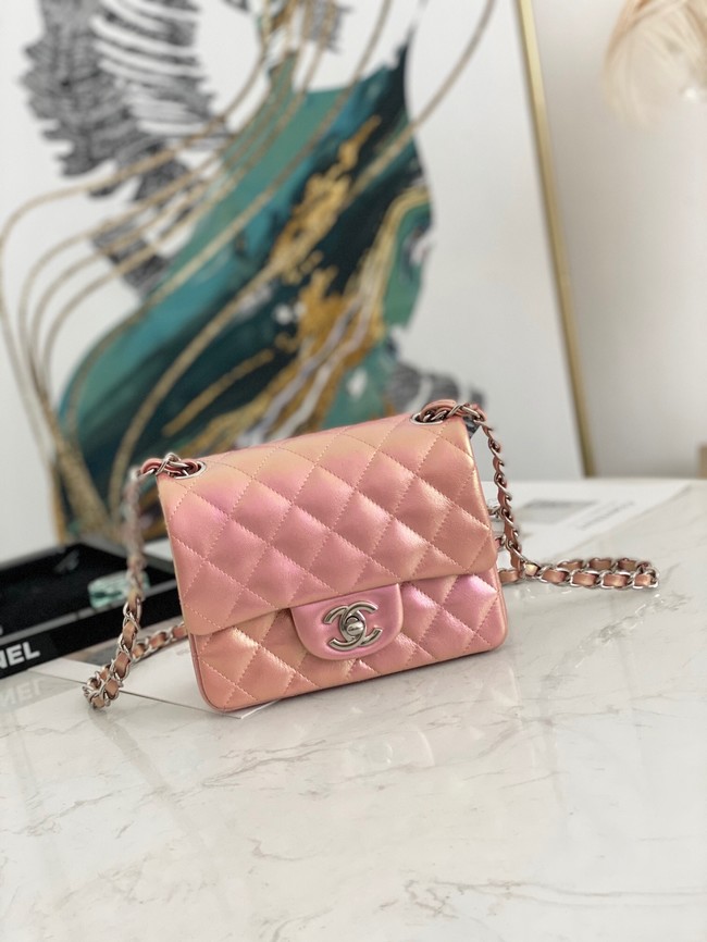 Chanel Flap Mirage Lambskin Shoulder Bag AS1115 pink