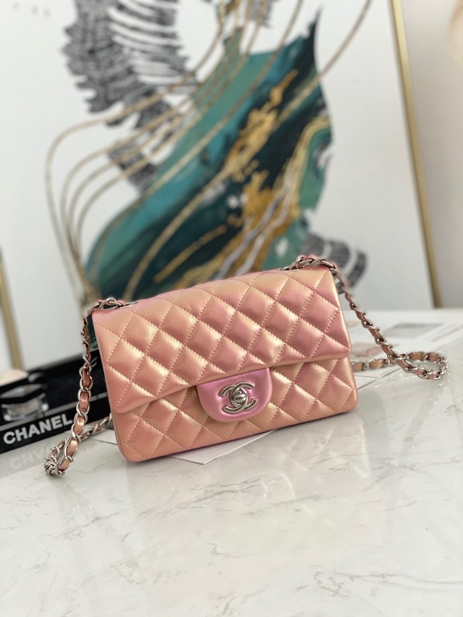 Chanel Flap Mirage Lambskin Shoulder Bag AS1116 pink