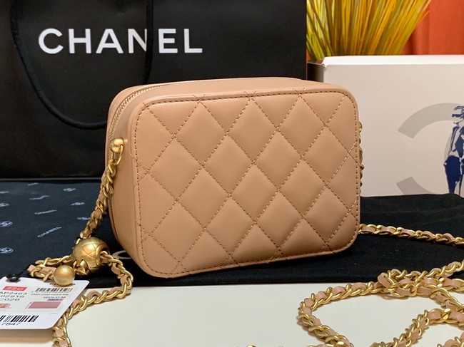 Chanel Lambskin camera bag AS2463 apricot