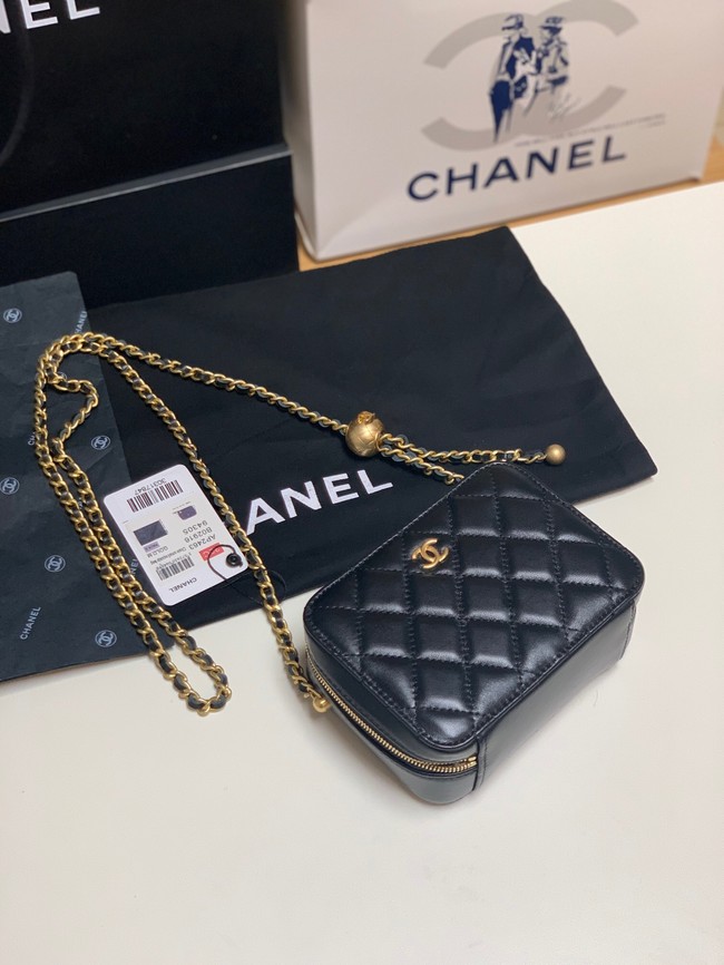 Chanel Lambskin camera bag AS2463 black