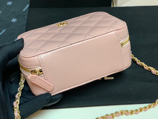 Chanel Lambskin camera bag AS2463 pink