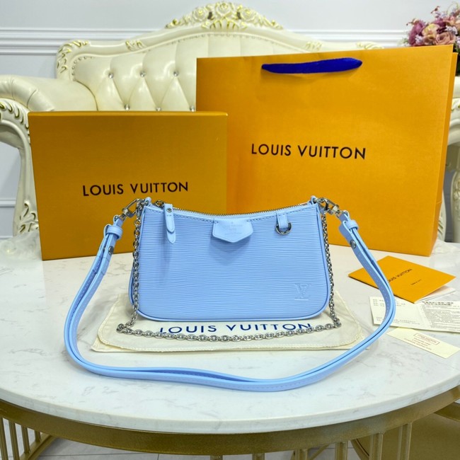 Louis Vuitton EASY POUCH ON STRAP M80471 light blue