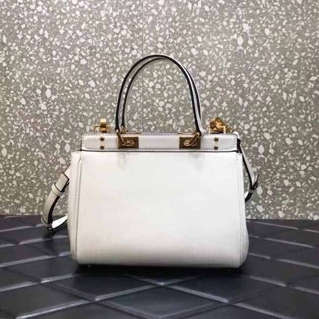 VALENTINO GARAVANI Rockstud Alcove Medium grain calf leather 2B0J41 white