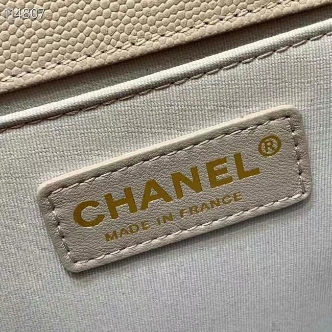 Boy chanel handbag A67086 light gray