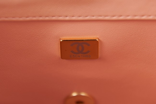 Chanel Flap Lambskin mini Shoulder Bag AS3113 pink