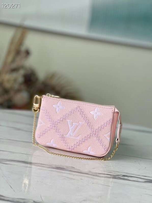 Louis Vuitton MINI POCHETTE ACCESSOIRES M81140 pink