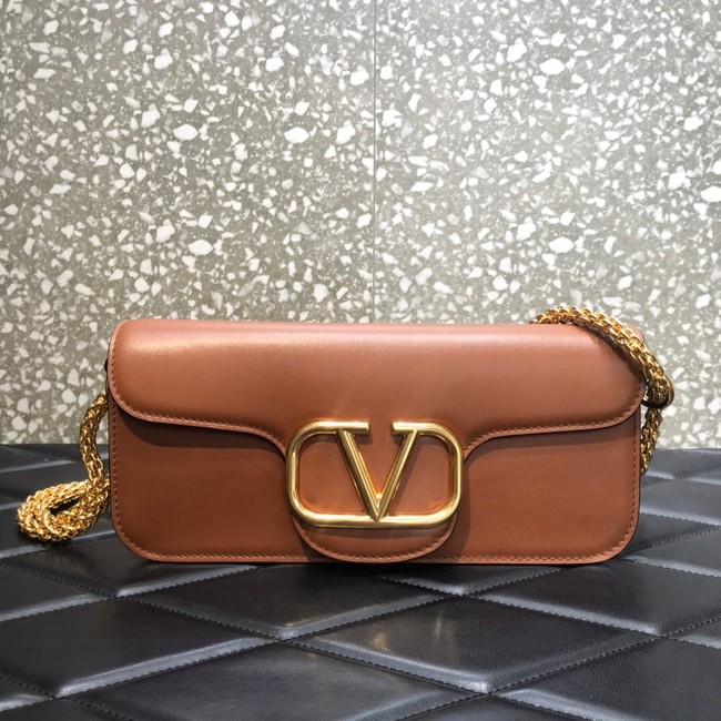 VALENTINO GARAVANI Loco Calf leather bag 2B0K30 brown