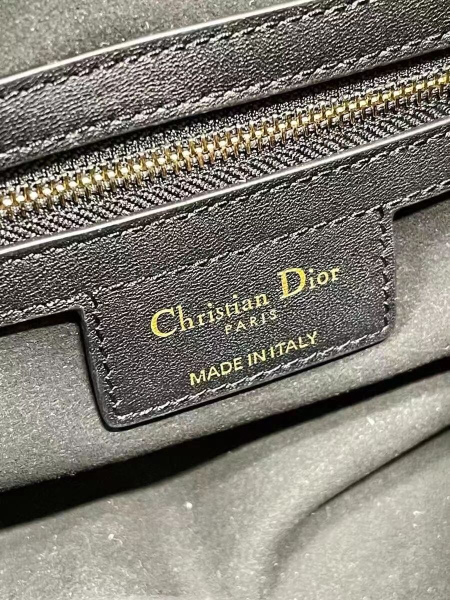 DIOR medium leather tote Bag C9200 black
