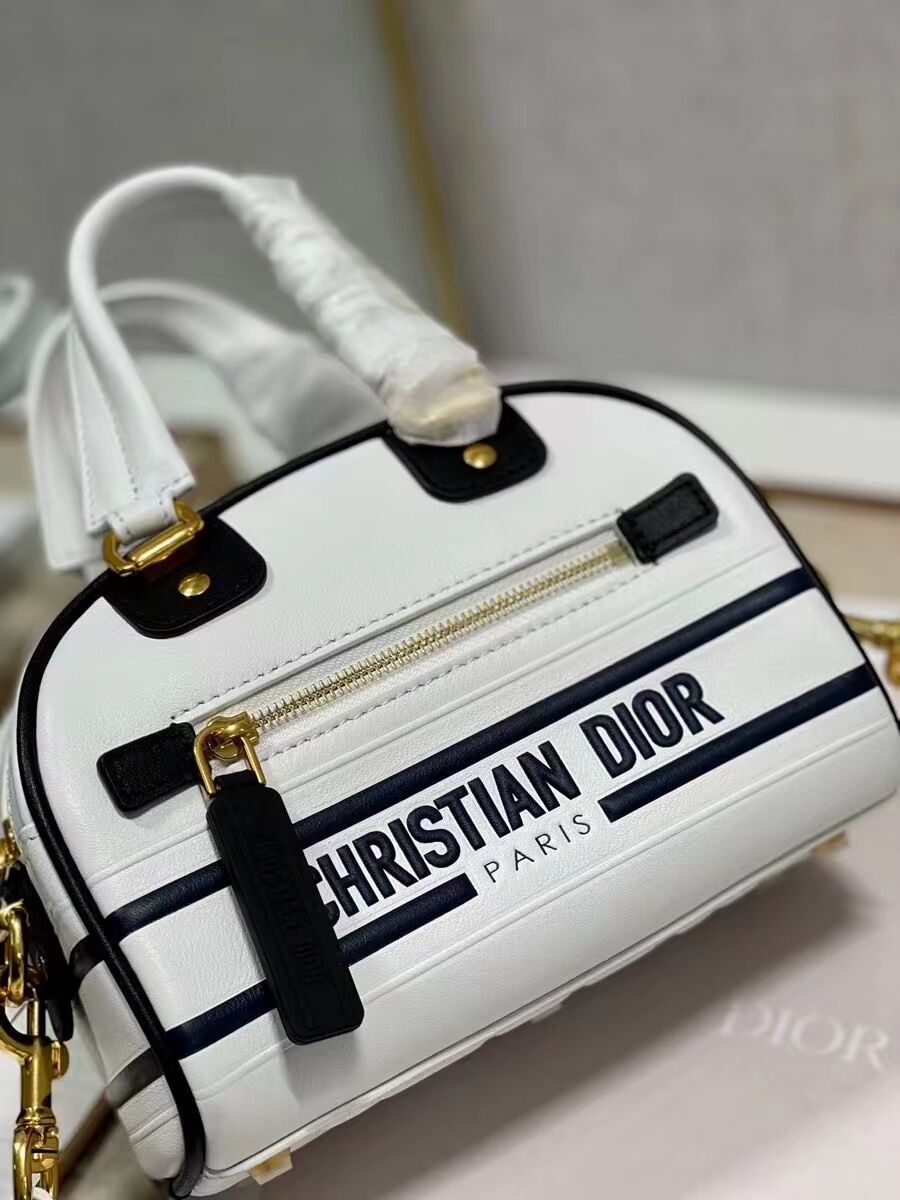 DIOR small leather tote Bag C9201 white