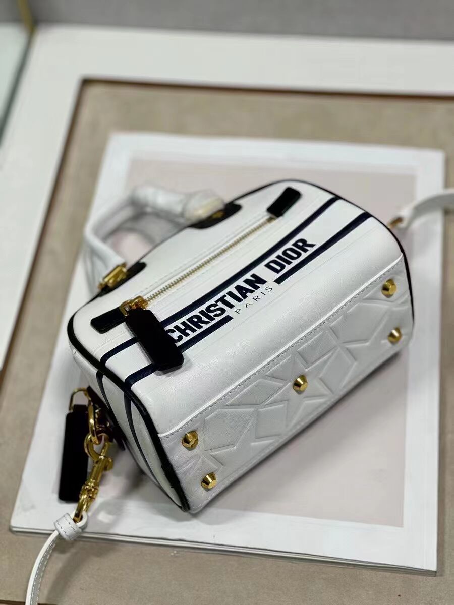 DIOR small leather tote Bag C9201 white