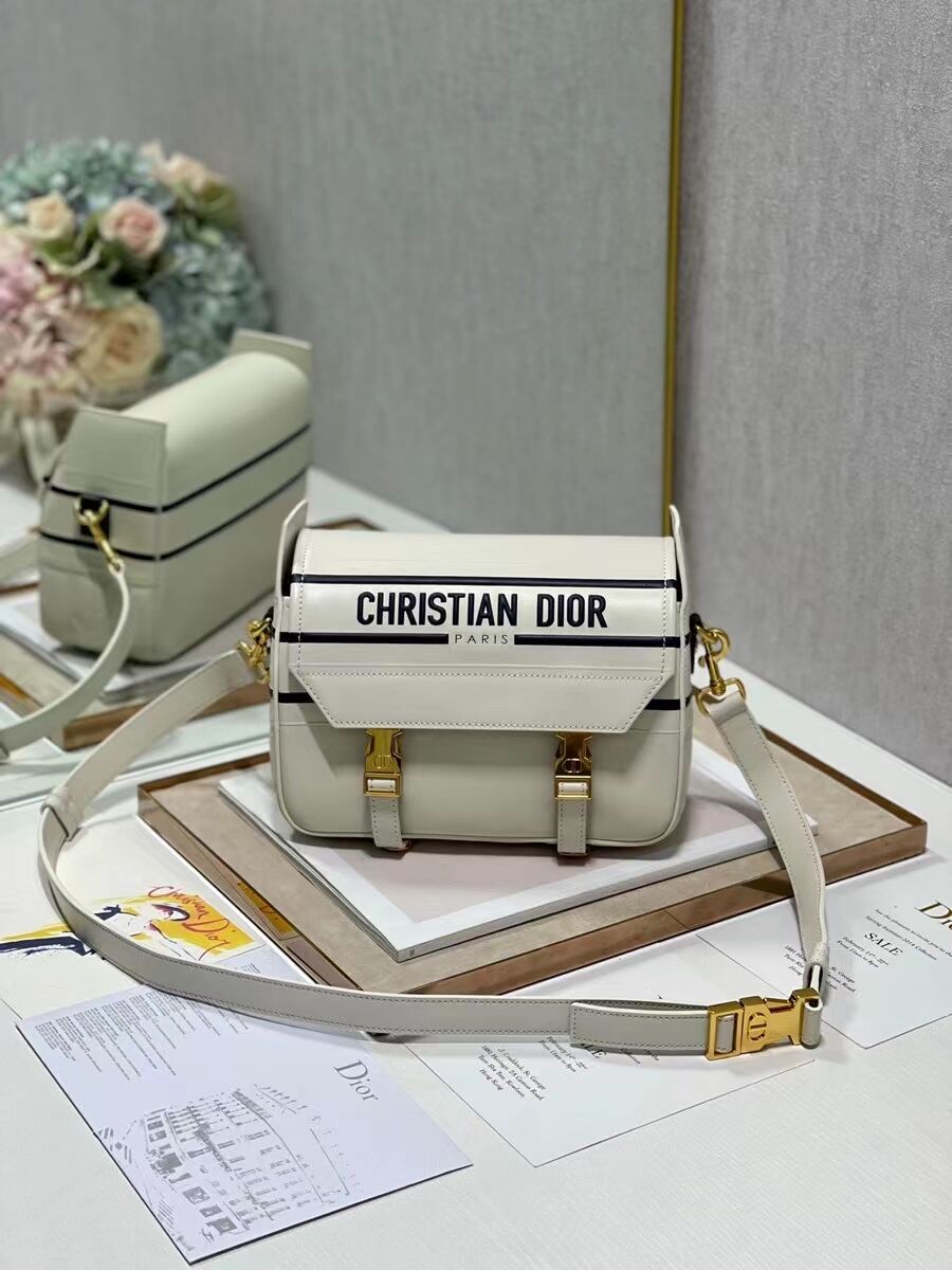 DIORCAMP BAG Dior Multicolor Tie & Dior Calfskin M1291 cream