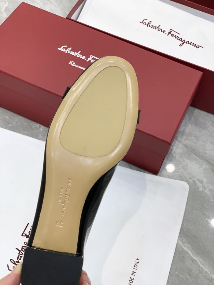 Ferragamo shoes FR00001 Heel 1CM