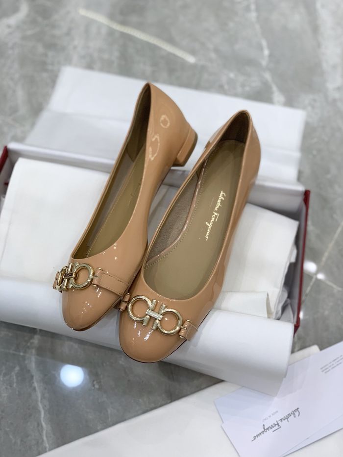 Ferragamo shoes FR00003 Heel 1CM