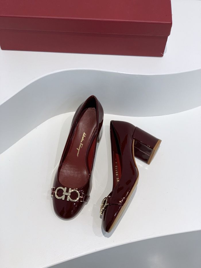 Ferragamo shoes FR00007 Heel 5.5CM