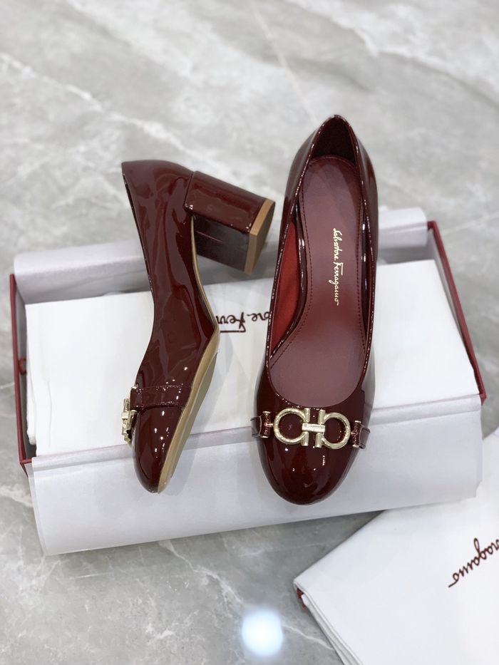 Ferragamo shoes FR00007 Heel 5.5CM