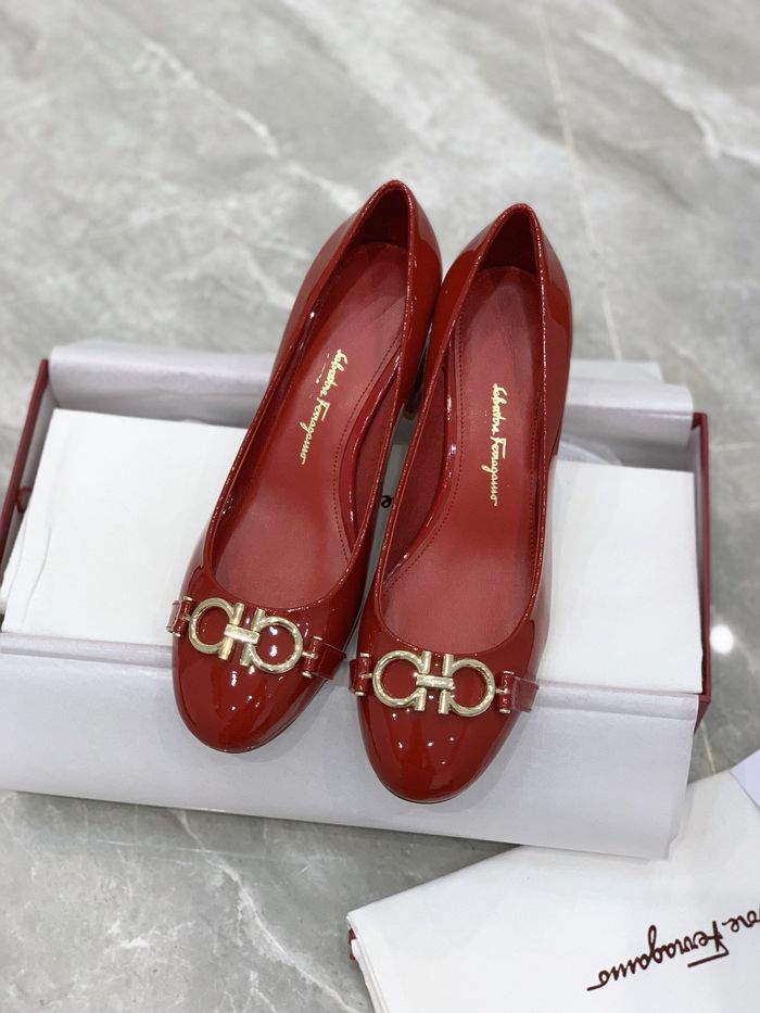 Ferragamo shoes FR00009 Heel 5.5CM