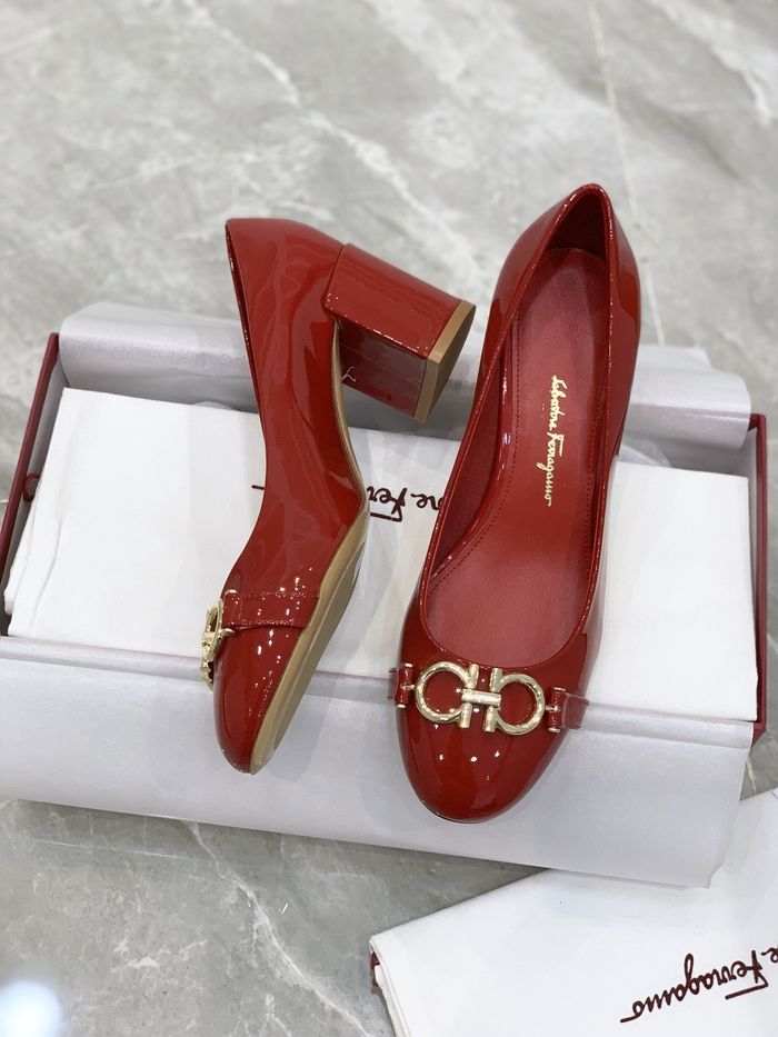 Ferragamo shoes FR00009 Heel 5.5CM