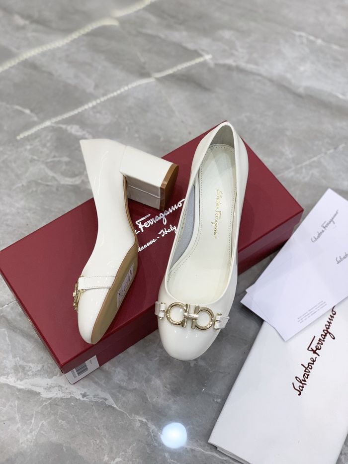 Ferragamo shoes FR00010 Heel 5.5CM