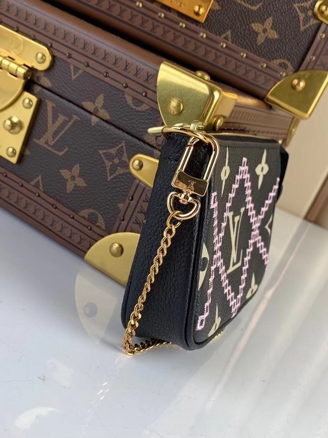 Louis Vuitton MINI POCHETTE ACCESSOIRES M81140 black