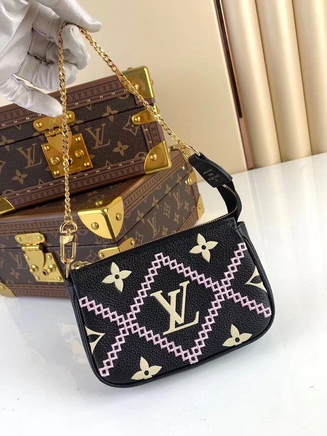 Louis Vuitton MINI POCHETTE ACCESSOIRES M81140 black