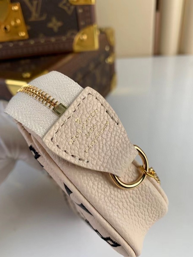 Louis Vuitton MINI POCHETTE ACCESSOIRES M81140 white