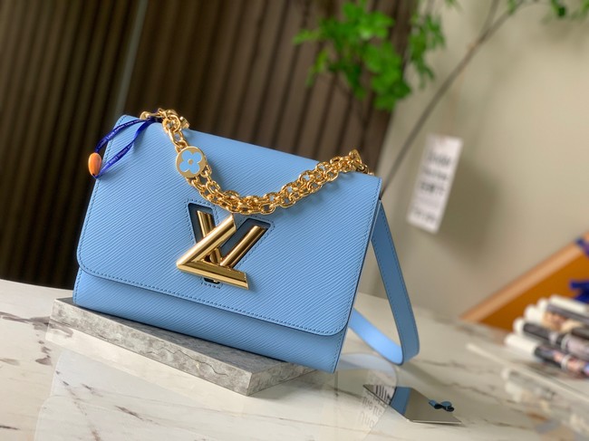 Louis Vuitton TWIST MM M59627 light blue