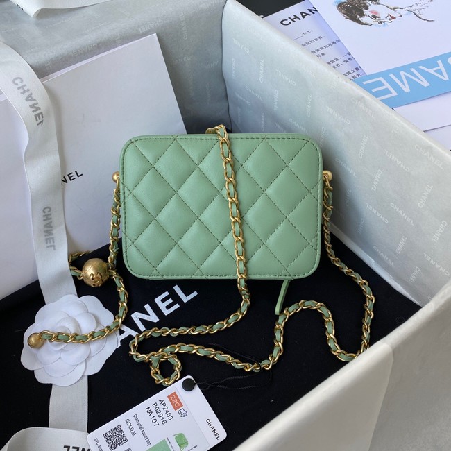 Chanel Lambskin camera bag AS2463 green