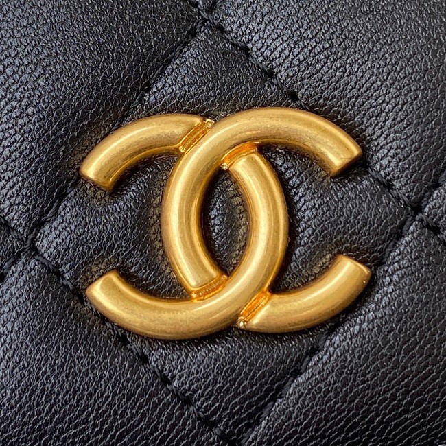 Chanel Sheepskin Original Leather Pocket AP2549 black