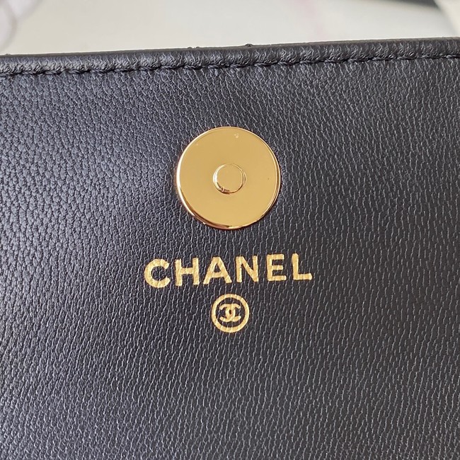 Chanel Sheepskin Original Leather Pocket AP2549 black