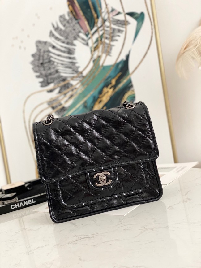 Chanel flap bag Calfskin A0922 black