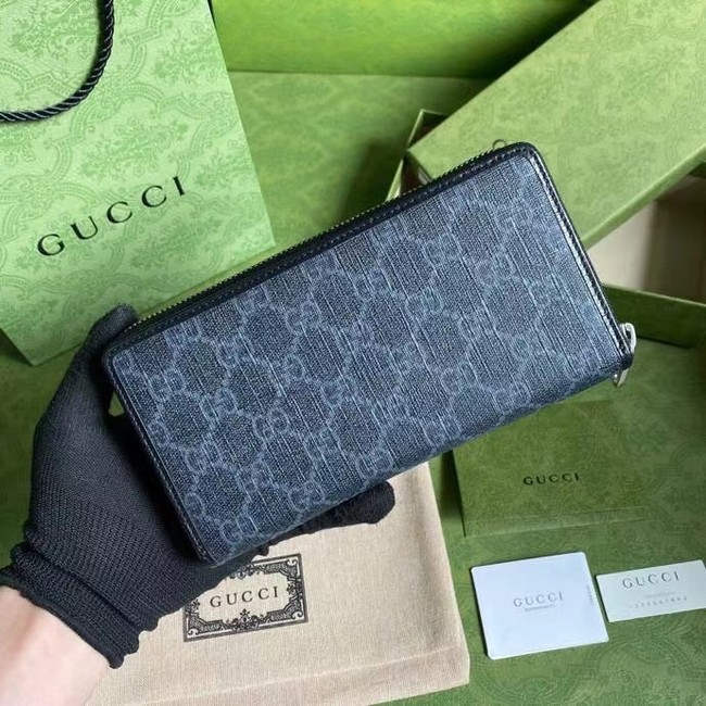 Gucci Zip around wallet with Interlocking G 673003 black