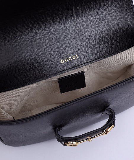 Gucci Horsebit 1955 mini bag 658574 Black